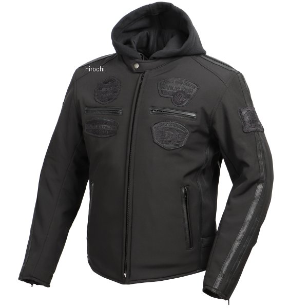 デグナー DEGNER ソフトシェルフード付ジャケット 黒 Lサイズ 22WJ-10 WO店