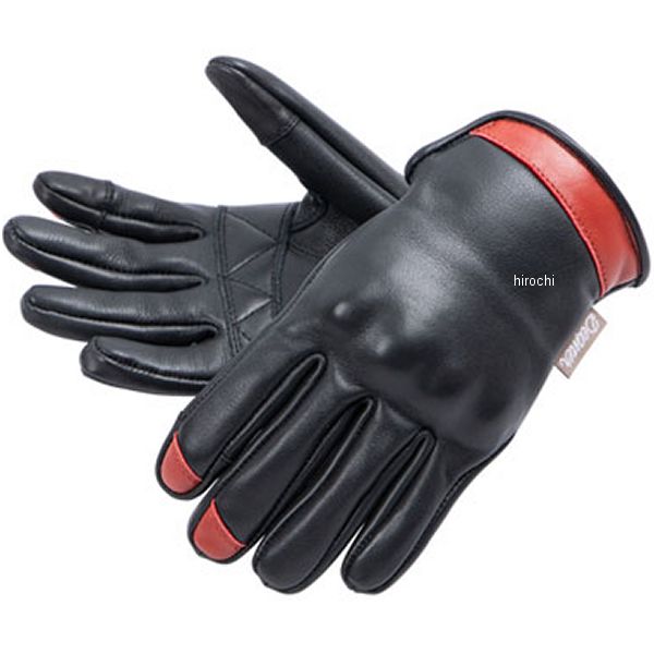 デグナー DEGNER レディース レザーグローブ 黒/赤 Sサイズ FRTG-88 WO店の通販は 6,494円