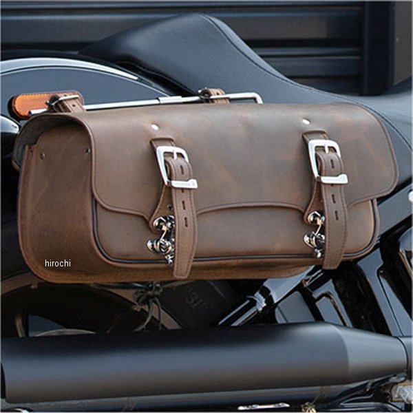 デグナー DEGNER レザーサドルバッグ マフラー側 ブラウン SB-105 WO店_1