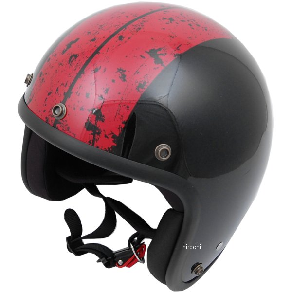 ライズ RIDEZ ヘルメット LX FUSIONZ 黒/赤 (61cm-62cm) 4527625087873 WO店の通販は