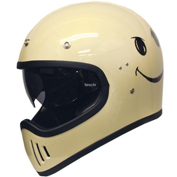 MOTO viper フルフェイスヘルメット アイボリー モトバイパー Moto-Viper フルフェイスヘルメット HOPPER SMILE