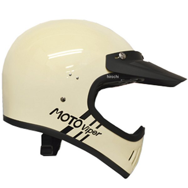 MOTO Viper フルフェイスヘルメット ホワイト モトバイパー Moto-Viper フルフェイスヘルメット HOPPER SMILE