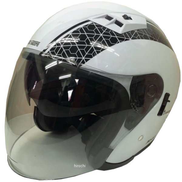 モトバイパー Moto-Viper ジェットヘルメット SABRE FREUDO 白 Lサイズ
