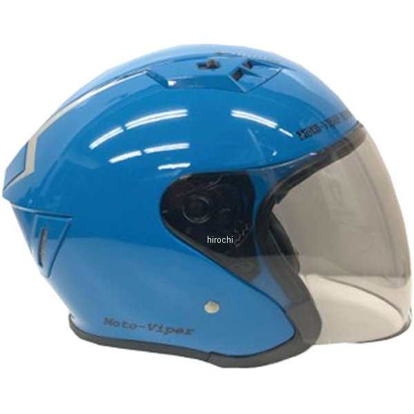 モトバイパー Moto-Viper ジェットヘルメット SABRE TYRRHENIAN 青 Mサイズ WO店_1