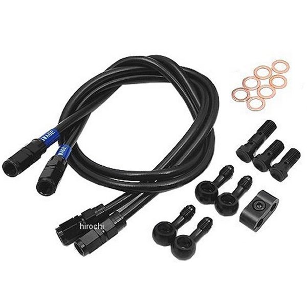 スウェッジライン SWAGE-LINE フロント ブレーキホースキット 95年-97年 XJR1200 黒 スモーク WO店