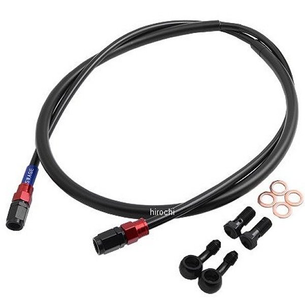 スウェッジライン SWAGE-LINE フロント ブレーキホースキット 94年-96年 CRM250R 赤/黒 スモーク WO店