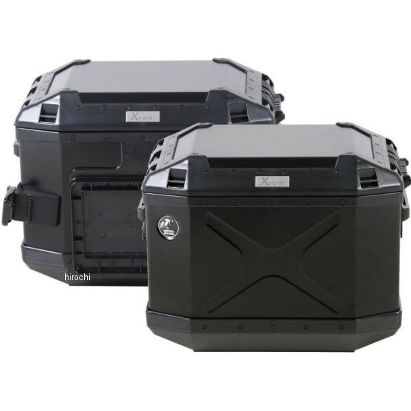ヘプコアンドベッカー HEPCO&BECKER サイドケースセット XPLORER 40L 黒 HBS-XPR-SS-40-B WO店