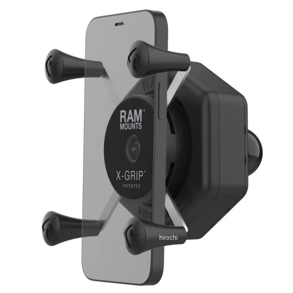 ラムマウント RAM Mounts 防振Xグリップ(S) スマホホルダー テザー付 1インチボール Vibe-Safe RAM-HOL-UN7B-462 WO店