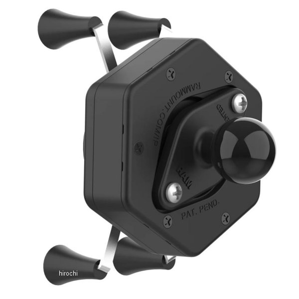 ラムマウントRam Mounts防振Xグリップ(S)＆フォークステムベースセット Webike | RAM MOUNTS ラムマウント Xグリップ＆バーマウント