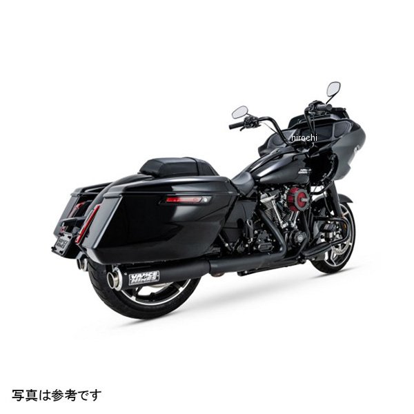 1801-1831 バンス＆ハインズ Supersport スリップオン ブラック マフラー 17年-24年 ハーレー ツーリングファミリー 4550646150608 WO店