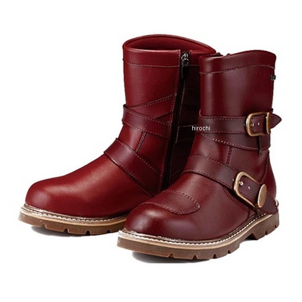 ロッソスタイルラボ Rosso StyleLab 防水ライディングブーツ レディース レッドブラウン 24.5 ROB-201 WO店