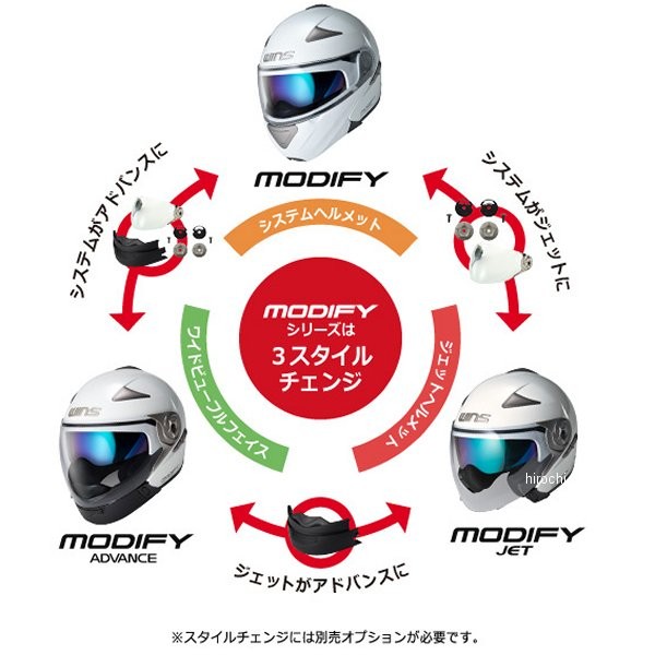 ウインズ WINS システムヘルメット MODIFY WILD MAX オールマットブラック XLサイズ(59-60cm) 4560385766985 WO店_5