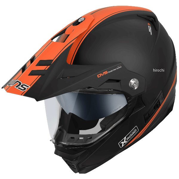 ウインズ WINS オフロードヘルメット X-ROAD 3 GT M51 黒/オレンジ M