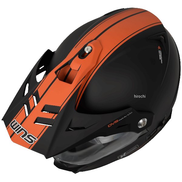 ウインズ WINS オフロードヘルメット X-ROAD 3 GT M51 黒/オレンジ M