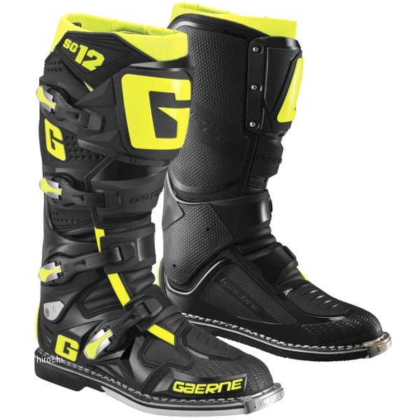 ガエルネ GAERNE SG12 ブーツ 黒/蛍光黄 10インチ 456105-TR WO店