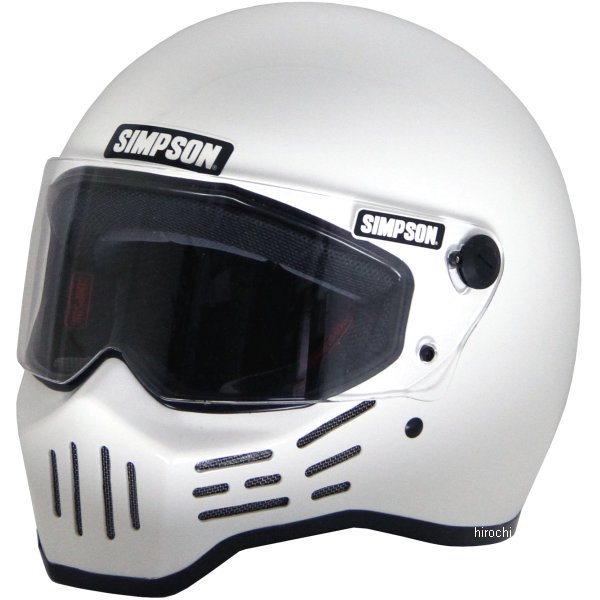 3305105900 シンプソン SIMPSON フルフェイスヘルメット M30 白 59cm 7-3/8 WO店