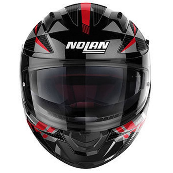 ノーラン NOLAN フルフェイスヘルメット N606 WIRING レッド74 Lサイズ 45657 WO店