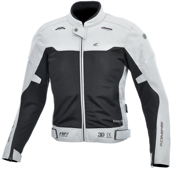 コミネ Komine 22年春夏モデル プロテクトライダーメッシュジャケット ライトグレー 黒 レディース Wlサイズ Jk 158 Wo店の通販はau Pay マーケット ヒロチー商事