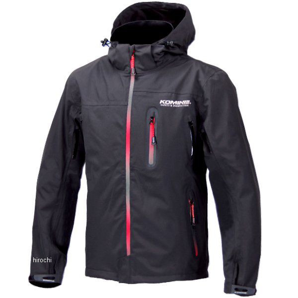 JK-555 コミネ KOMINE 春夏モデル WP プロテクト3Lパーカー 黒/グラデーションレッド レディース WMサイズ 4582166586773 WO店 15,832円