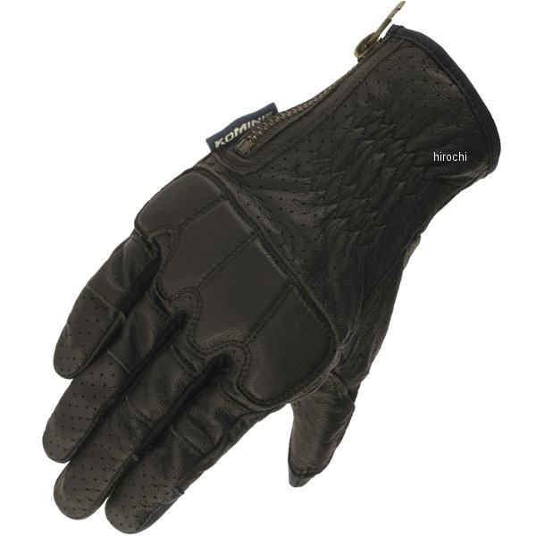 コミネ KOMINE 春夏モデル プロテクトレザーグローブ ダークブラウン Mサイズ 4582611216095 WO店の通販は