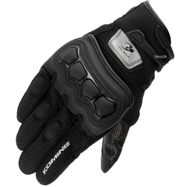 コミネ KOMINE 2024年春夏モデル プロテクト3Dメッシュグローブ 黒 XSサイズ 4582611217535 WO店の通販は 5,763円