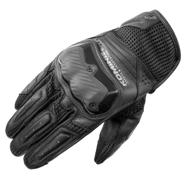 GK-267 コミネ KOMINE 春夏モデル ショットガンメッシュグローブ 黒 Lサイズ 4582611245668 WO店