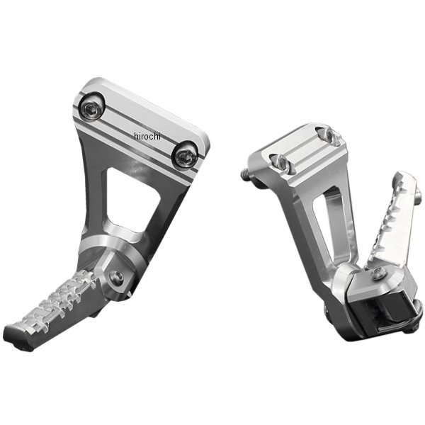 74-0013 ピーエムシー PMC タンデムブラケット ステップバー付き 汎用 アルミ シルバー WO店