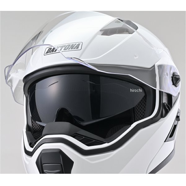 デイトナ システムヘルメット DN004LT 白 XLサイズ 46540 WO店 ヘルメット