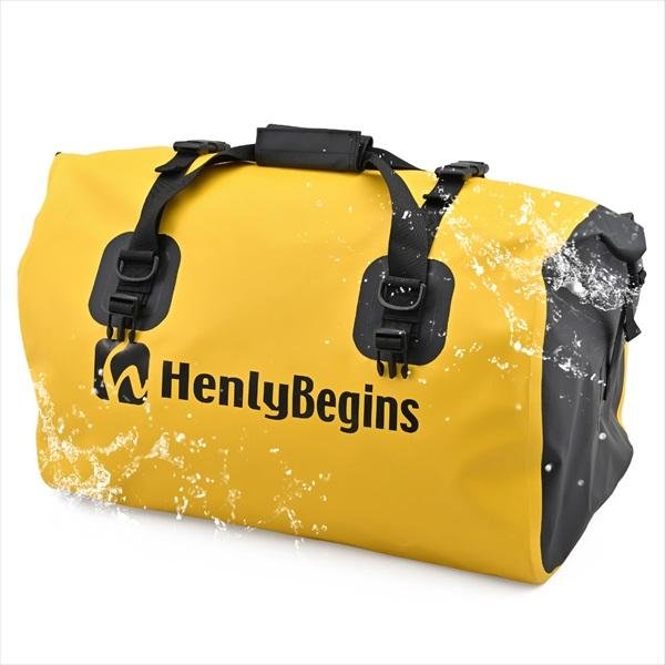ヘンリービギンズ HenlyBegins DH-767 防水シートバッグ 60L 黄 48384 WO店