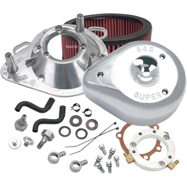S&Sサイクル S&S Cycle エアクリーナーキット 08年-17年 Twin Cam クローム 485672-TR WO店