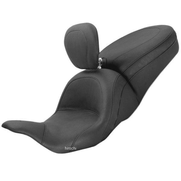 マスタング Mustang シート ワンピース ローダウン 08年以降 FLH、FLT バックレスト付き 489232-TR WO店の通販は