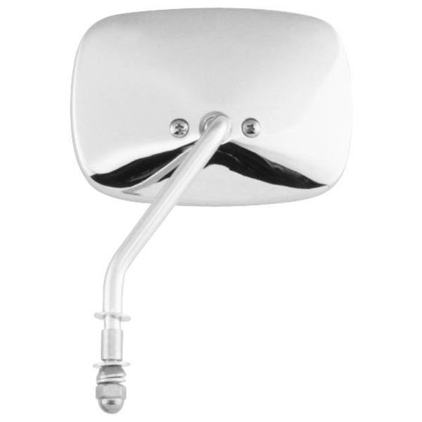 バイカーズチョイス Biker's Choice ショート ステム ミラー 4インチステム 右側 クローム 490733-TR WO店の通販は 5,570円