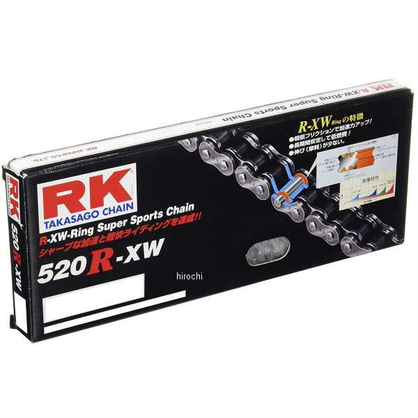 RKエキセル 520R・XW-130 スタンダードシリーズ(520R-XW) チェーン 520RXW130 WO店の通販は