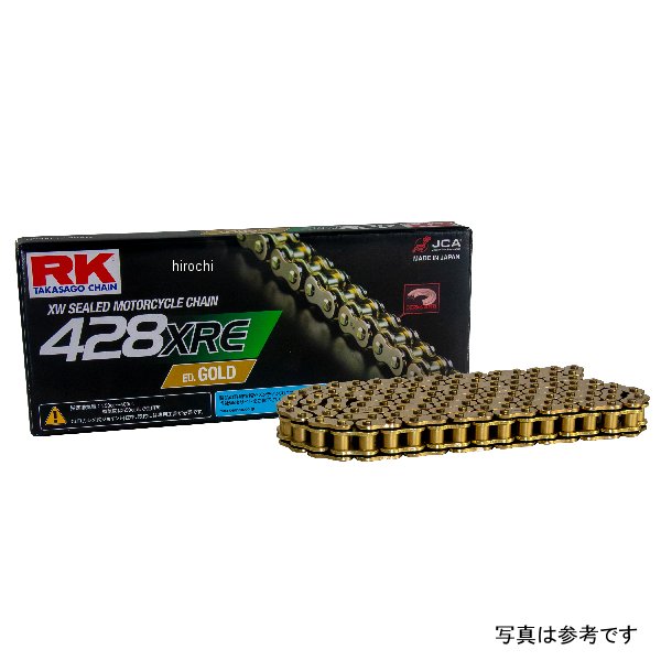 RKジャパン チェーン 130L ED GOLD 428XRE WO店
