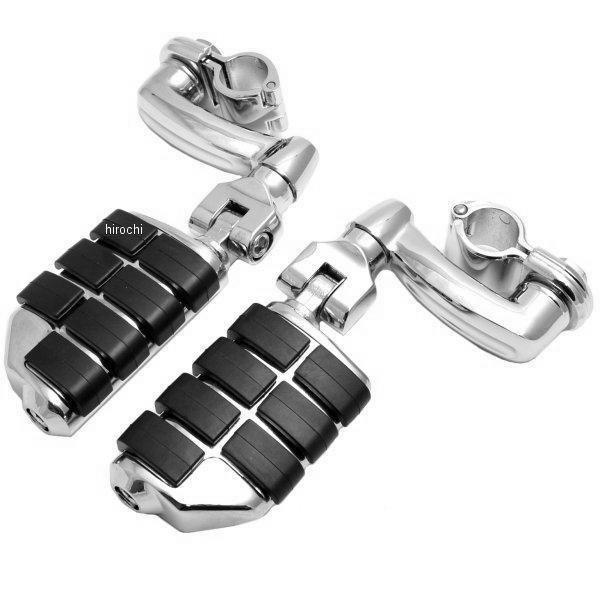 クリアキン Kuryakyn ハイウェイペグ ロングホーン オフセット デューリー クランプ 1インチ(25mm) 494467-TR WO店