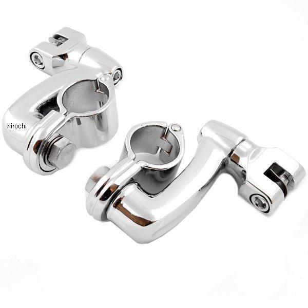 クリアキン Kuryakyn ハイウェイペグマウント ロングホーン オフセット クローム 1.25インチ(32mm) 494469-TR WO店の通販は