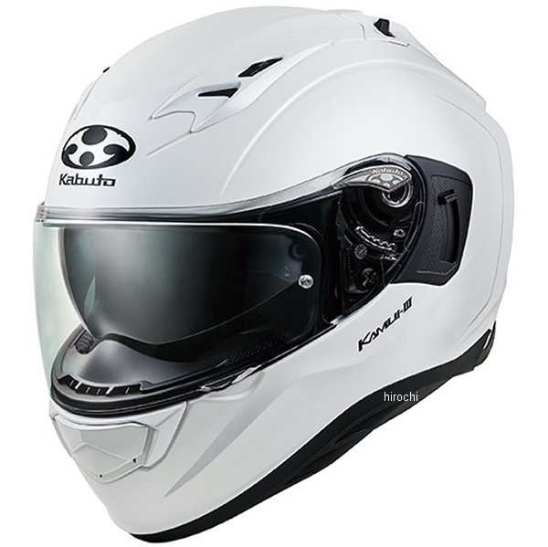 限定特価】 オージーケーカブト OGK KABUTO フルフェイスヘルメット KAMUI-3 パールホワイト XLサイズ WO店 