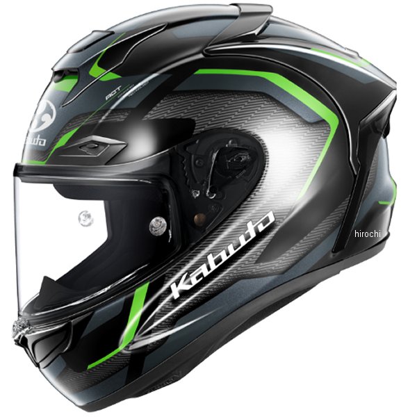 オージーケーカブト OGK KABUTO フルフェイスヘルメット F-17 ZESTAL ブラックグリーン Lサイズ 4966094636258 WO店