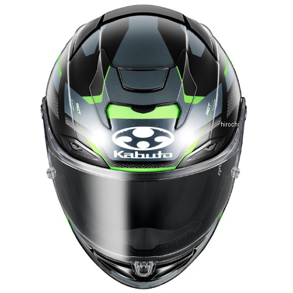 オージーケーカブト OGK KABUTO フルフェイスヘルメット F-17 ZESTAL ブラックグリーン Lサイズ 4966094636258 WO店_2