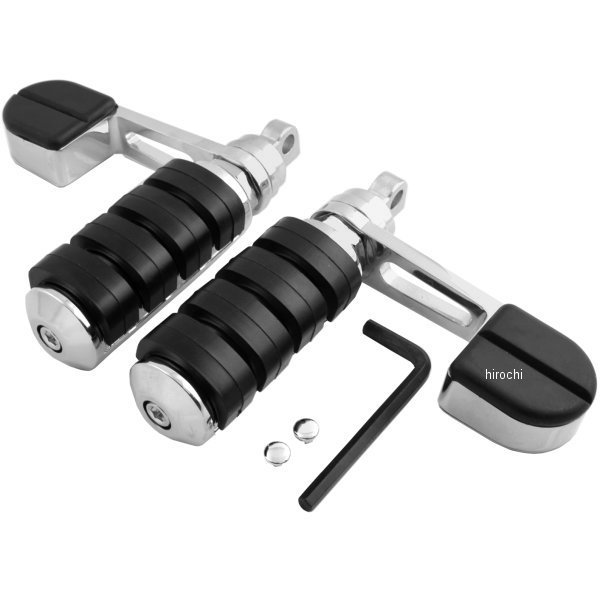 クリアキン Kuryakyn フットペグとヒールレスト スターラップ ISO ラージ 497112-TR WO店の通販は 36,402円