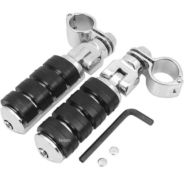 クリアキン Kuryakyn ハイウェイペグ ISO 1.25インチ(32mm) クランプ ラージ 497381-TR WO店