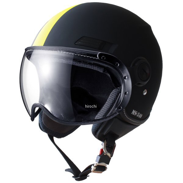 マルシン工業 Marushin ジェットヘルメット MS-340 アシンメトリック イエロー Lサイズ WO店の通販は 9,443円