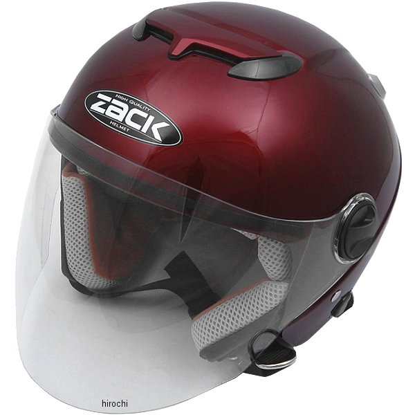 TNK工業 ジェットヘルメット ZACK ZJ-2 マルーン フリーサイズ(58-59cm) WO店の通販はau PAY マーケット - ヒロチー商事  | au PAY マーケット－通販サイト