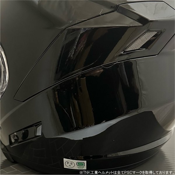 HF-100V TNK工業 フルフェイスヘルメット ブラックゴールド フリーサイズ(58-59cm) WO店
