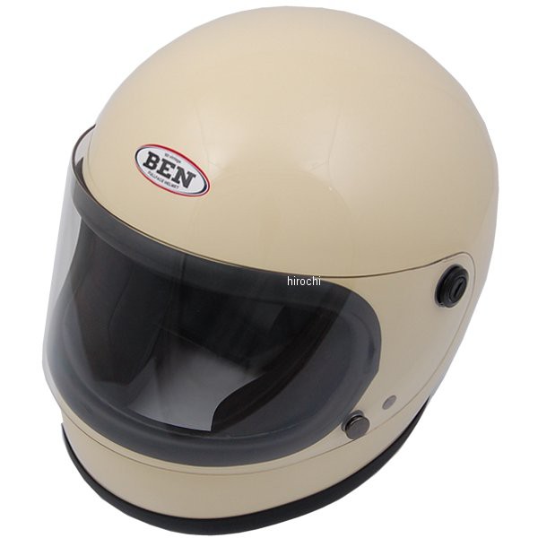 TNK工業 フルフェイスヘルメット B-60 ヴィンテージ アイボリー フリーサイズ(58-59cm未満) WO店