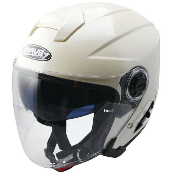 TNK工業 ジェットヘルメット BV-7 インナーシールド付き  パールホワイト  XLサイズ(60-62?p未満） WO店の通販は
