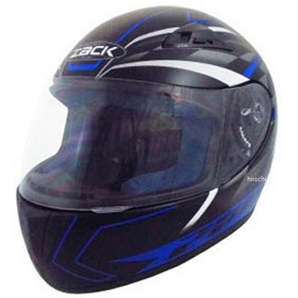 TNK工業 ZK-1 キッズフルフェイス  黒/青 キッズサイズ WO店