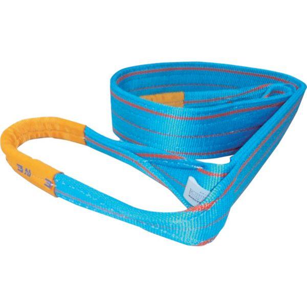 (株)テザック TESAC ブルースリング(JIS4等級・両端アイ形)荷重4.0t 全長2.0m 4E100X2-TN WO店