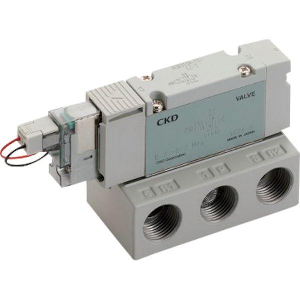 4GB310R10E23  CKD(株) CKD パイロット式5ポート弁 ベース配管 4GB310R-10-E2-3 WO店の通販は