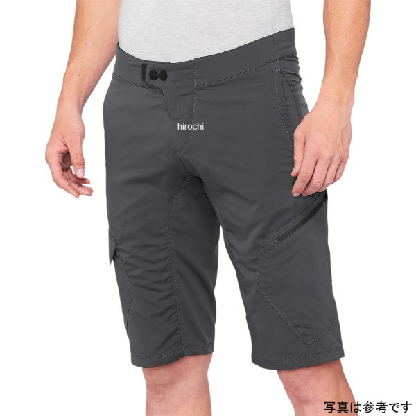 100% 100パーセント SHORT RIDECAMP CHARCOAL28 5001-0013 WO店